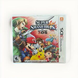 Super Smash Bros. (Nintendo 3DS, 2014) Authentic! Case & Manual Only READ!